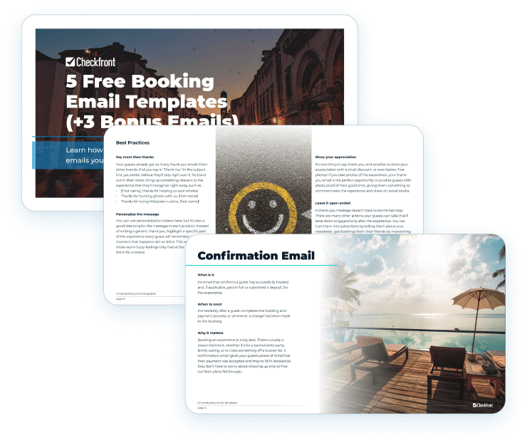 sample 5 Free Booking Email Templates