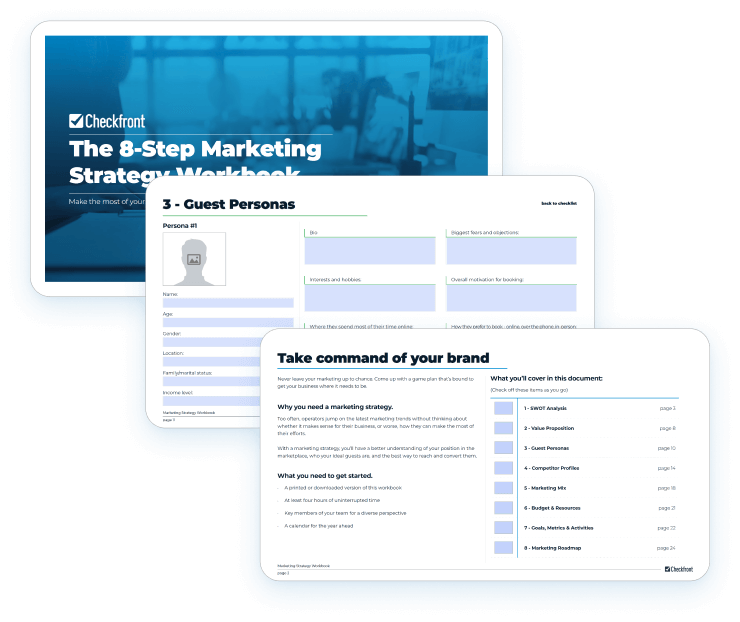 8 Step Marketing Strategy Workbook sample pages