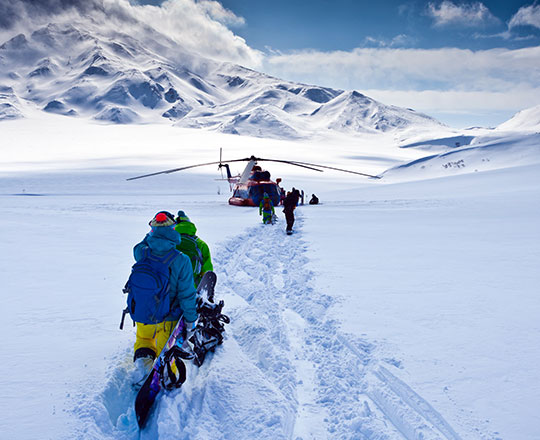 heli ski image